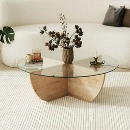 Hanah Home Mesa de centro Lily - Sapphire Oak